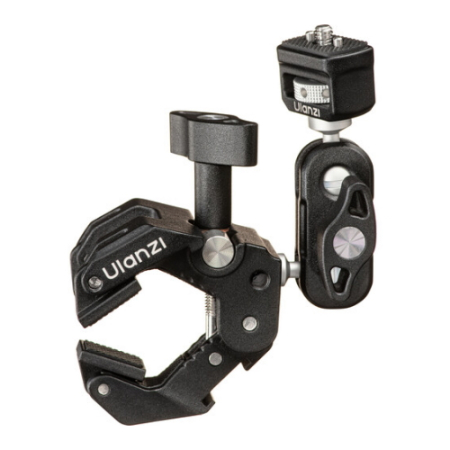 Ulanzi CO78 (C084) - zacisk Super Clamp z mini ramieniem Magic Arm z dwiema głowicami kulowymi